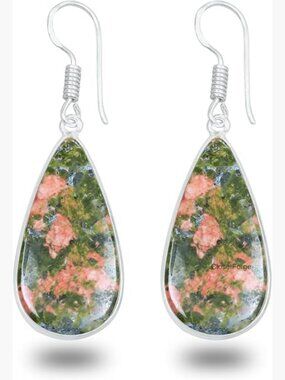 Crystal Drop & Dangle Earrings Set - Handcrafted Natural Gemstones
